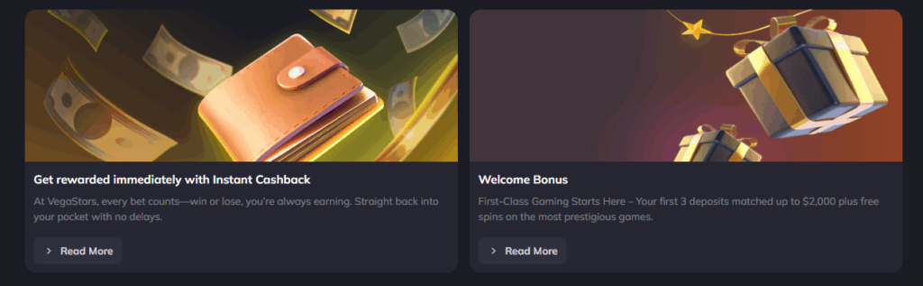 Vegastars Promo Code