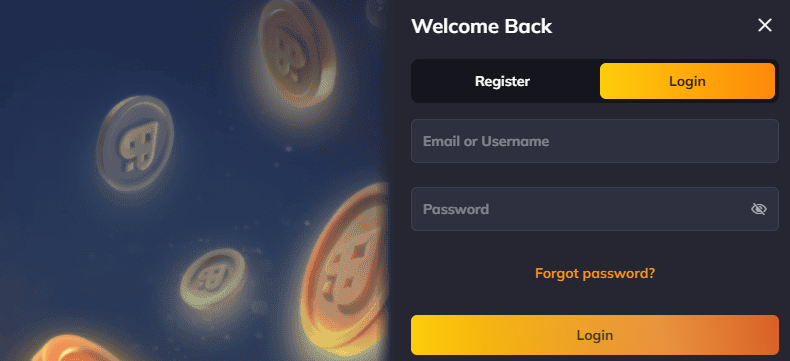 How to Login Vegastars Account