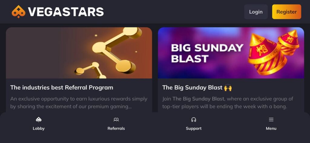 Vegastars on Mobile
