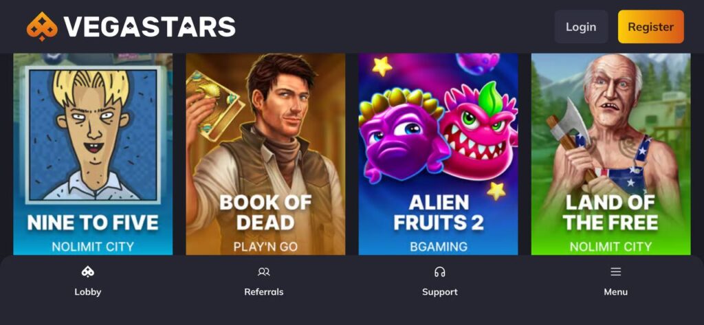 Vegastars App